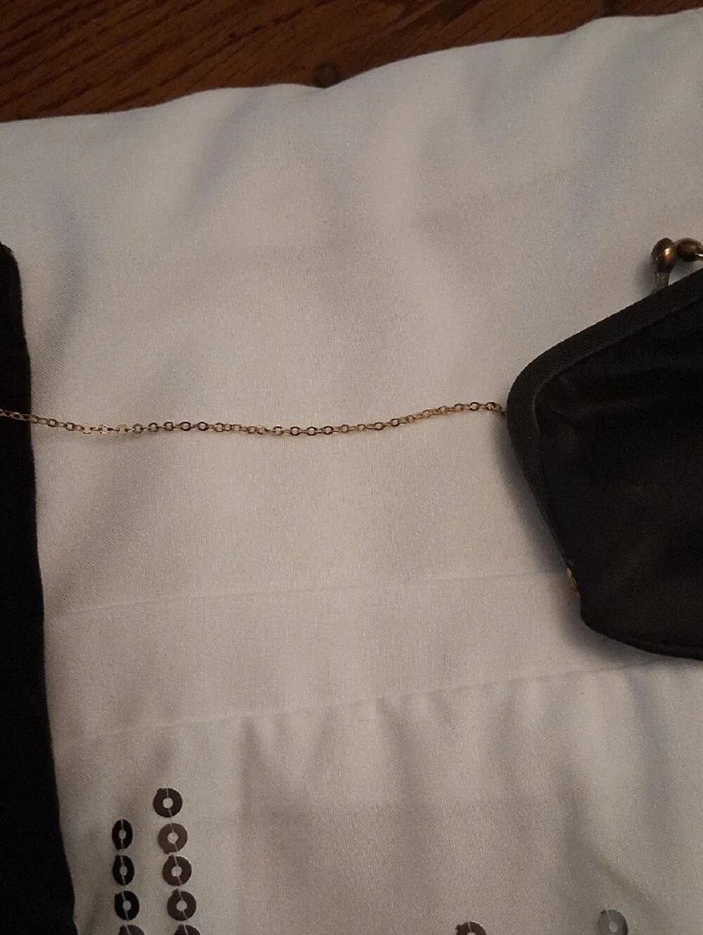 Black Velvet Clutch Bag MORRIS MOSKOWITZ